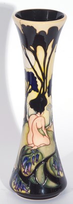 Lot 40 - Large Moorcroft trial vase with children in a...