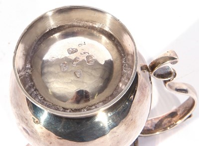 Lot 42 - George III silver sparrowbeak cream jug, the...