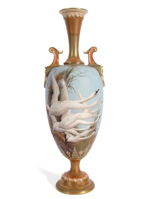 Lot 81 - An impressive Royal Worcester vase, the...
