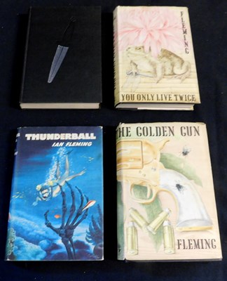 Lot 108 - IAN FLEMING: 4 titles: THE MAN WITH THE GOLDEN...