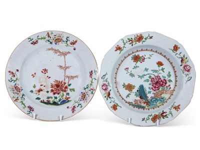Lot 133 - Two Chinese porcelain plate and octagonal dish,...