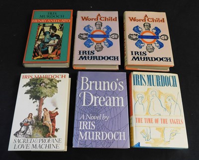 Lot 73 - IRIS MURDOCH: 6 titles: THE TIME OF THE ANGELS,...