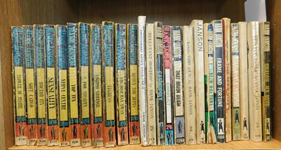 Lot 133 - HANK JANSON, collection, 83 assorted paperback...