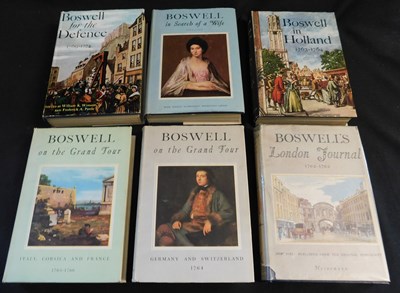 Lot 84 - FREDERICK A POTTLE (ED): 5 titles: BOSWELL'S...