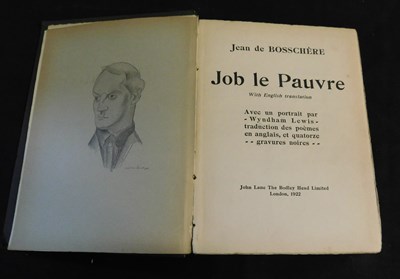 Lot 97 - JEAN DE BOSSCHERE: JOB LE PAUVRE WITH ENGLISH...