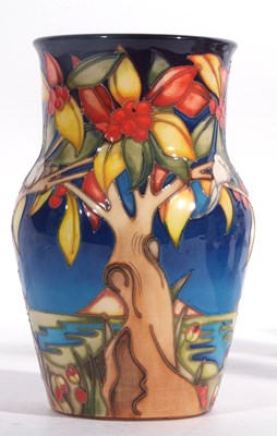 Lot 30 - A Moorcroft trial vase with tube lined...