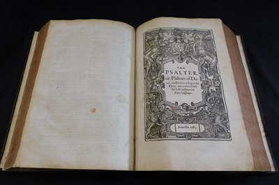 Lot 258 - THE BIBLE..., London, Christopher Barker, 1583...