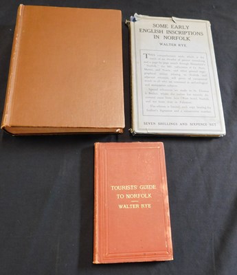 Lot 302 - WALTER RYE: 3 titles: TOURIST'S GUIDE TO THE...