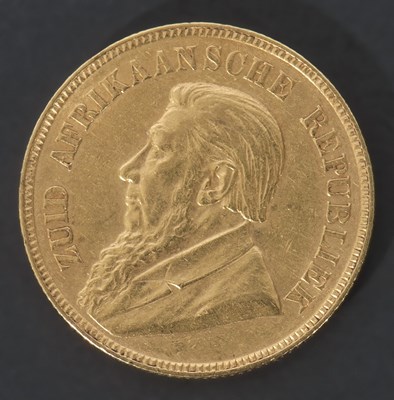Lot 235 - South African one gold Pond, dated 1898