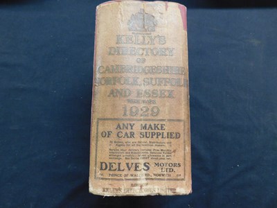 Lot 443 - KELLY'S DIRECTORY OF CAMBRIDGESHIRE, NORFOLK...