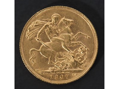 Lot 238 - Edward VII gold sovereign dated 1907