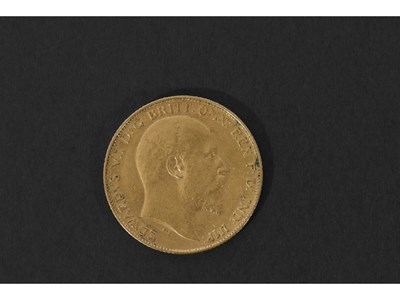 Lot 242 - Edward VII gold half sovereign dated 1910
