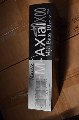 Lot 23 - Box of 6 pairs of Kinetic M/AXIAL Mid bass...