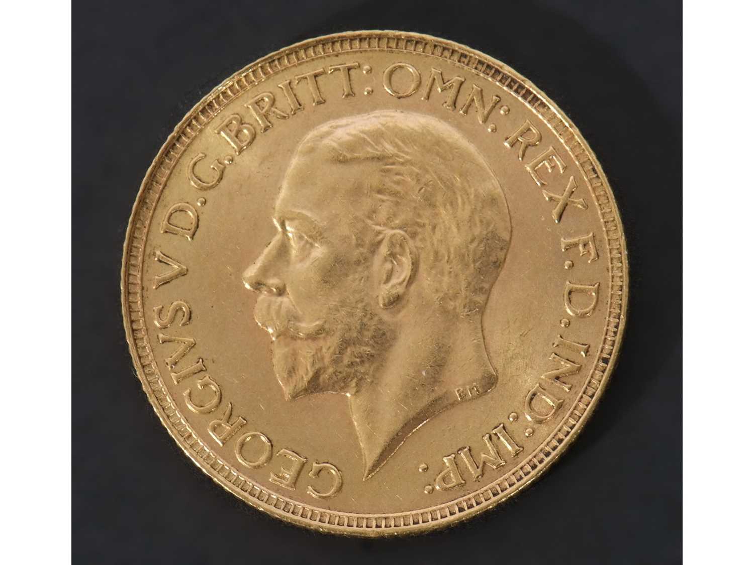 Lot 244 - George V gold sovereign dated 1930