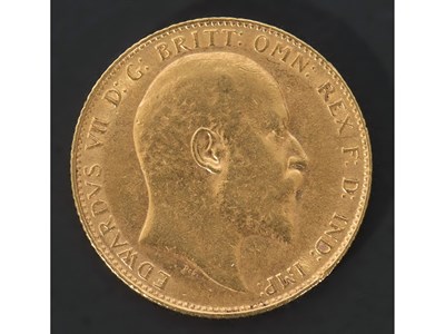 Lot 248 - Edward VII gold sovereign dated 1909