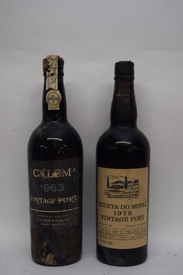 Lot 156 - Two bottles of vintage Port, comprising one...