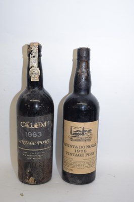 Lot 156 - Two bottles of vintage Port, comprising one...