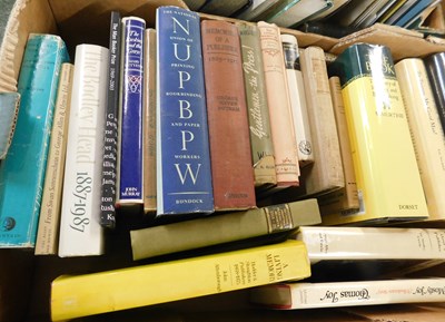 Lot 482 - Two boxes: bibliography etc