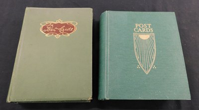 Lot 553 - Two old postcard albums containing 320+...