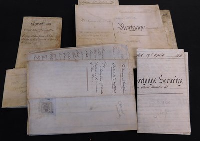Lot 561 - Small box: Swaffham interest, vellum and other...