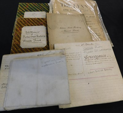 Lot 565 - Box: good quantity Kings Lynn area, vellum and...