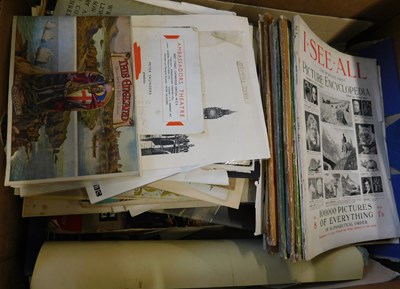 Lot 572 - Box: ephemera