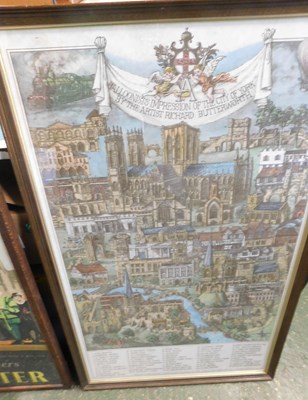 Lot 601 - BALLOONIST'S IMPRESSION OF THE CITY OF YORK BY...