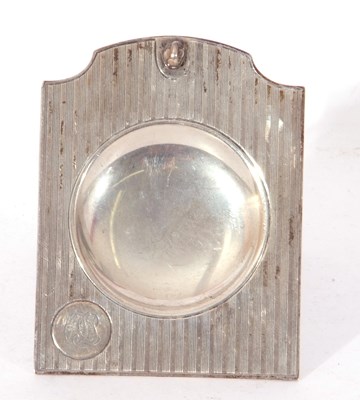 Lot 109 - American sterling silver pocket watch stand by...