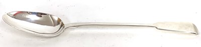 Lot 166 - Good quality Victorian basting spoon in plain...