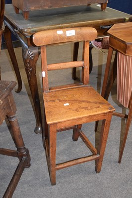 Lot 330 - Small 19th century child's correction chair...