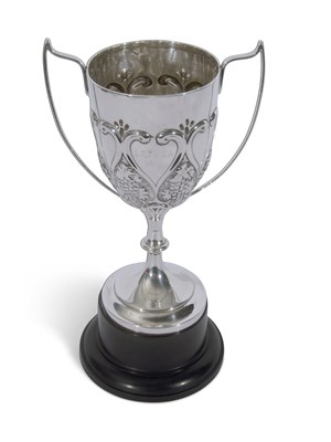 Lot 315 - Edward VII two-handled trophy goblet in Art...