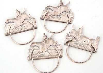 Lot 334 - Of equestrian interest - a fine set of four...