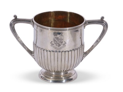 Lot 356 - Heavy quality Victorian two-handled silver...