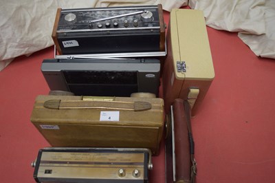 Lot 4 - MIXED LOT: 6 RADIOS TO INCLUDE: GEC TRANSISTOR...