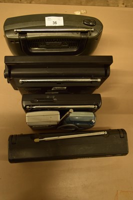 Lot 36 - MIXED LOT: 6 RADIOS TO INCLUDE: SONY ICF-M750L...