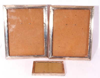 Lot 52 - Mixed Lot: pair of silver photograph frames of...