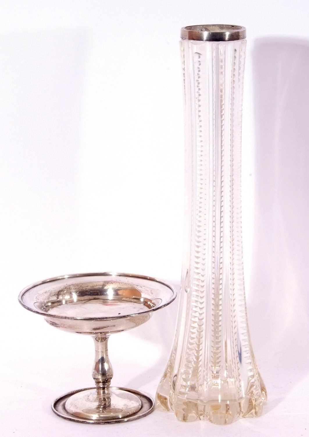 Lot 60 - Mixed Lot: George V small silver tazza of...
