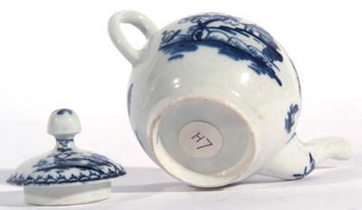 Lot 111 - Lowestoft Porcelain Toy Teapot c.1765
