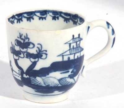 Lot 113 - Lowestoft Porcelain Toy Teacup and Saucer c.1765