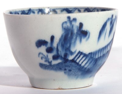 Lot 119 - Lowestoft Toy Teabowl and Saucer c.1770