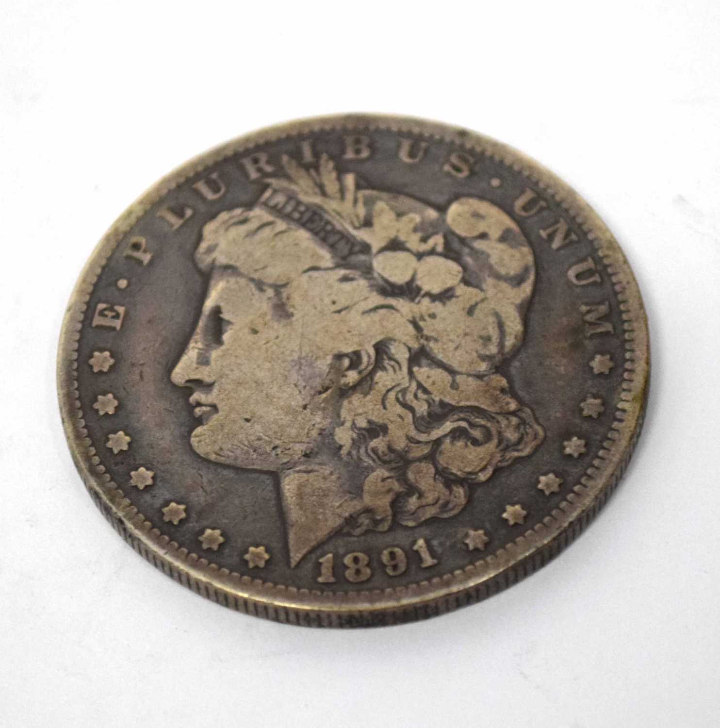 Lot 147 - 1891 USA silver $1 piece