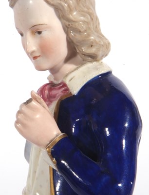 Lot 74 - A 19h century Derby style figure, probably...