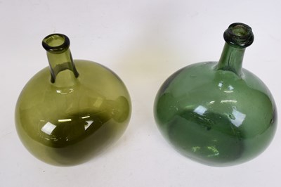 Lot 48 - 18th century onion glass bottle