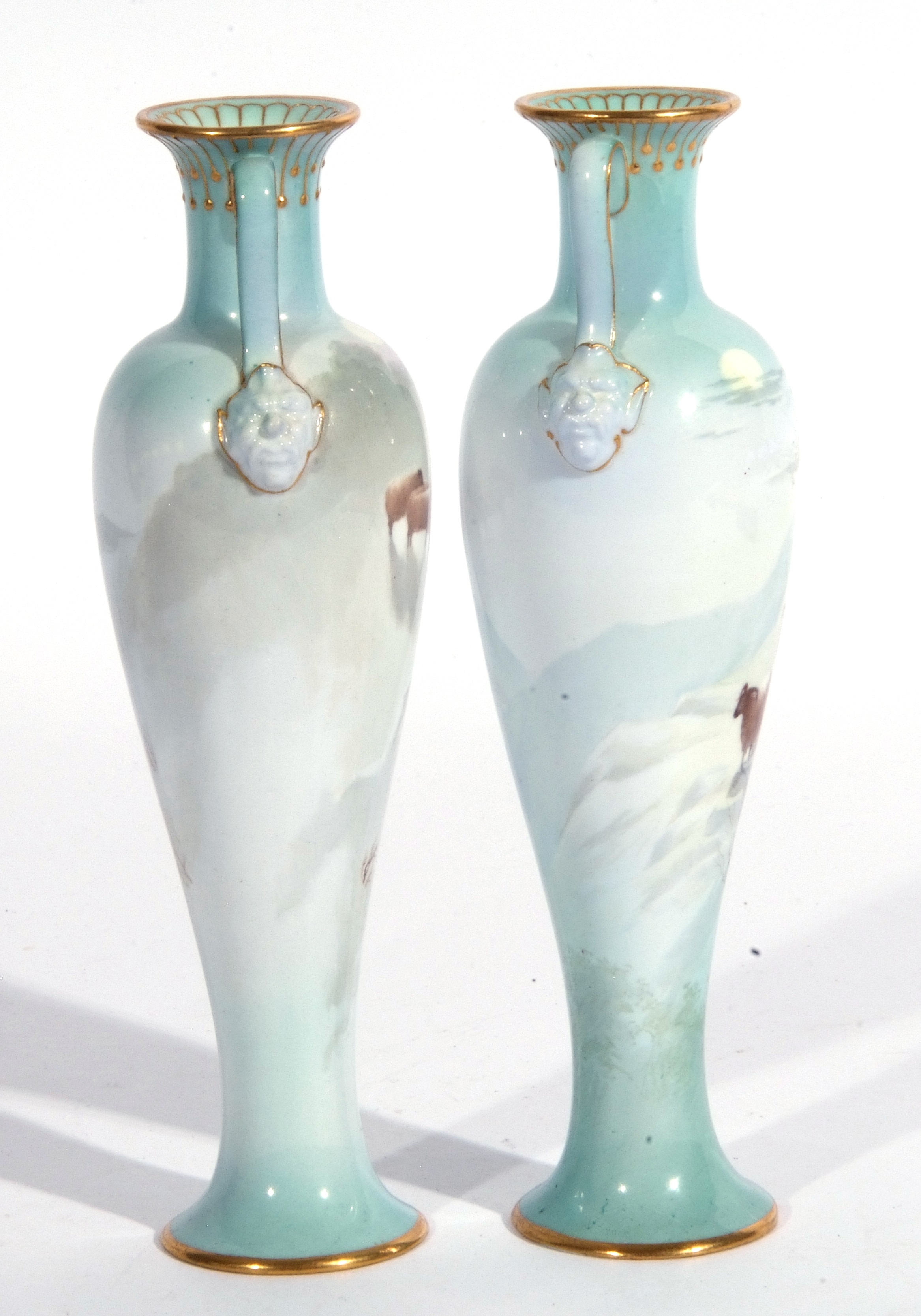 Lot 37 A pair of late 19th century Doulton Burslem