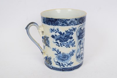 Lot 8 - Chinese Export Porcelain Tankard