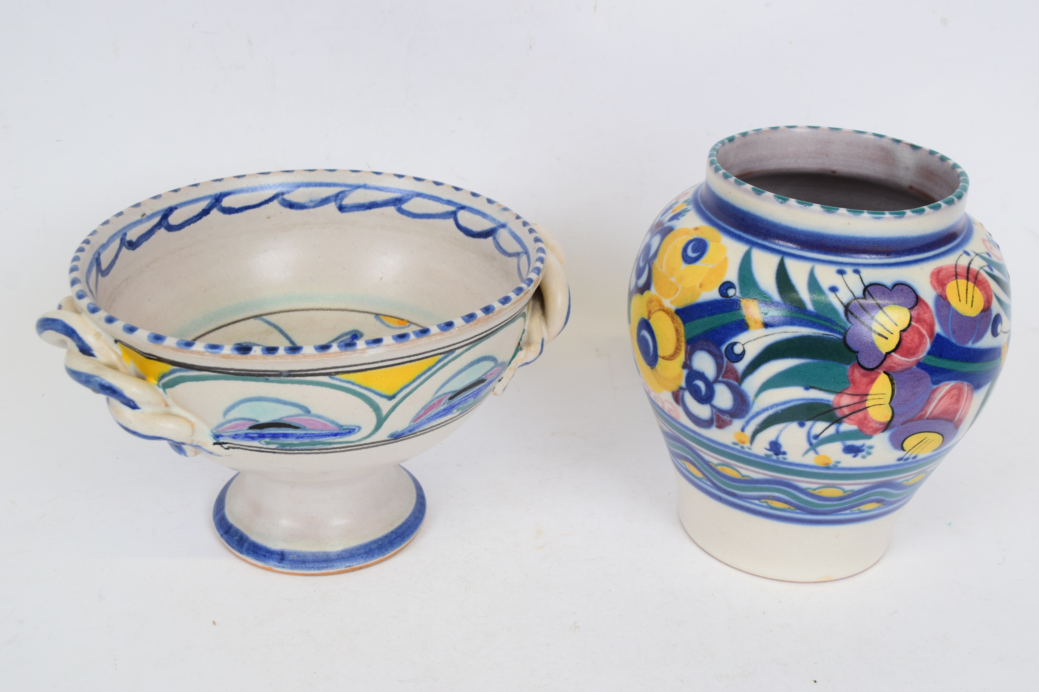 Lot 93 Poole Pottery Vases