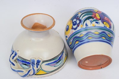 Lot 93 - Poole Pottery Vases