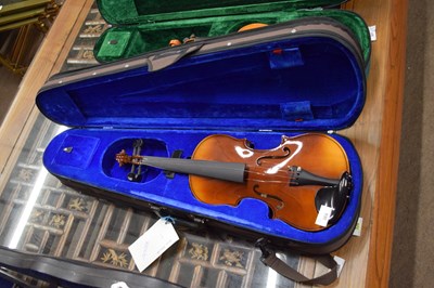 Lot 369 - 20th century Czechoslovakian violin bearing...