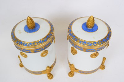 Lot 52 - Pair of early 20th century Berlin porcelain...