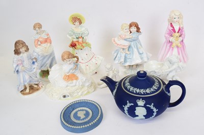 Lot 63 - Group of porcelain figures, Royal Doulton...